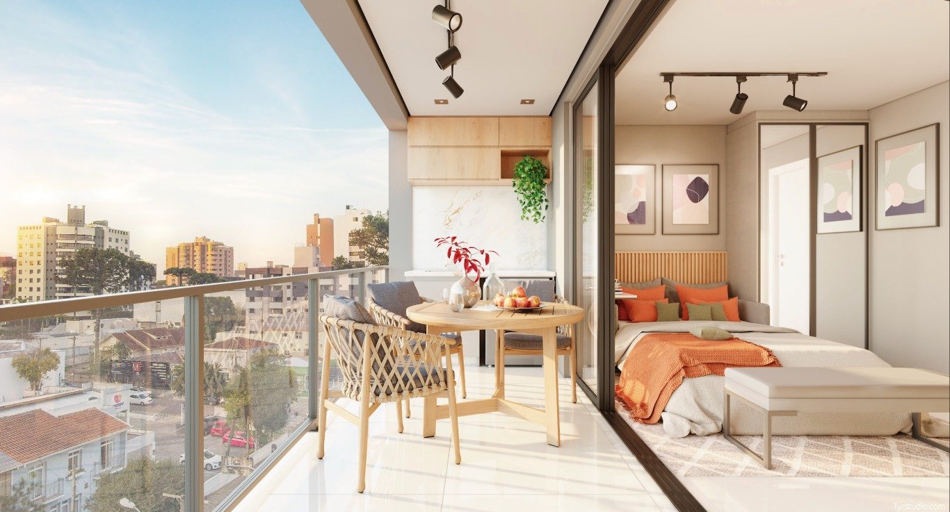 Apartamento com 2 quartos e 71m² à venda em Água Verde, Curitiba. (3 / 9)