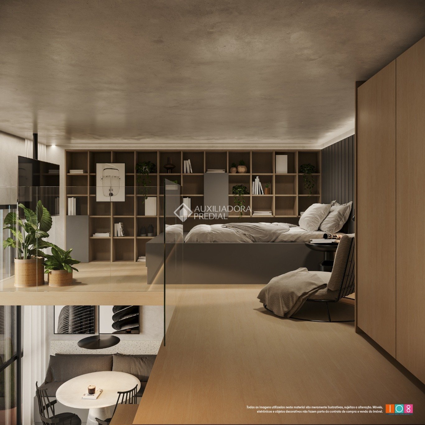 Loft com 1 quarto e 26m² à venda em São Francisco, Curitiba. (1 / 10)